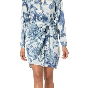 GUESS Women's Long Sleeve Alya Printed Dress